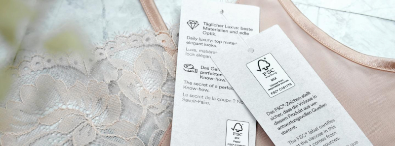 FSC fabrics ensure materials come from responsible forests