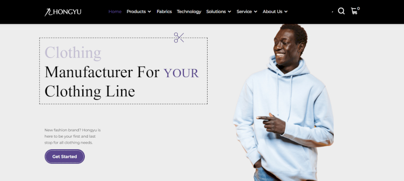 Hongyu Apparel offers one-stop blank and custom clothing production