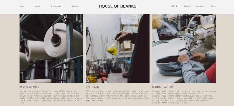 House of Blanks is a Canadian wholesale blank apparel supplier