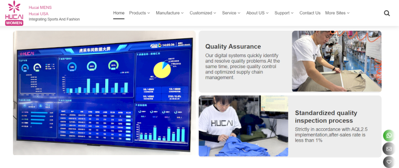 Hucai Sportswear: OEM/ODM performance T-shirts worldwide