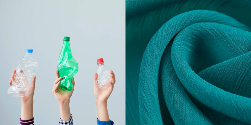 rPET from bottles cuts waste, keeps durability, wicking