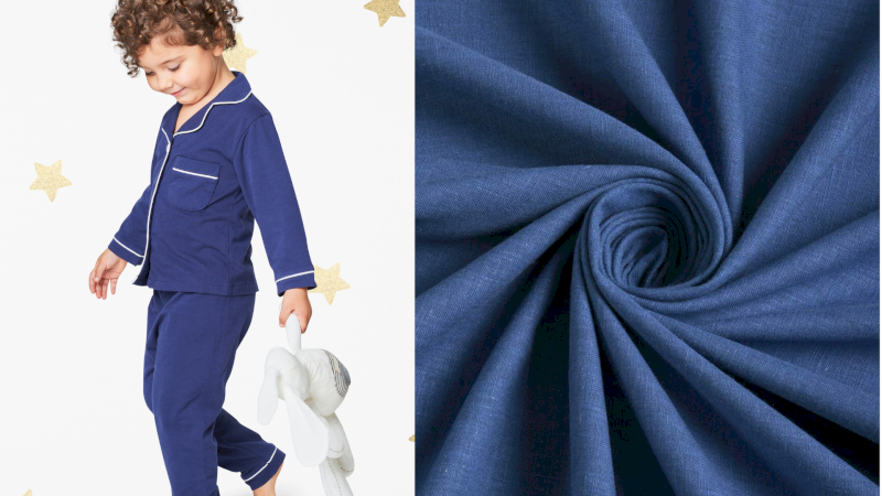 Kids pajama fabrics vary in softness, breathability, safety
