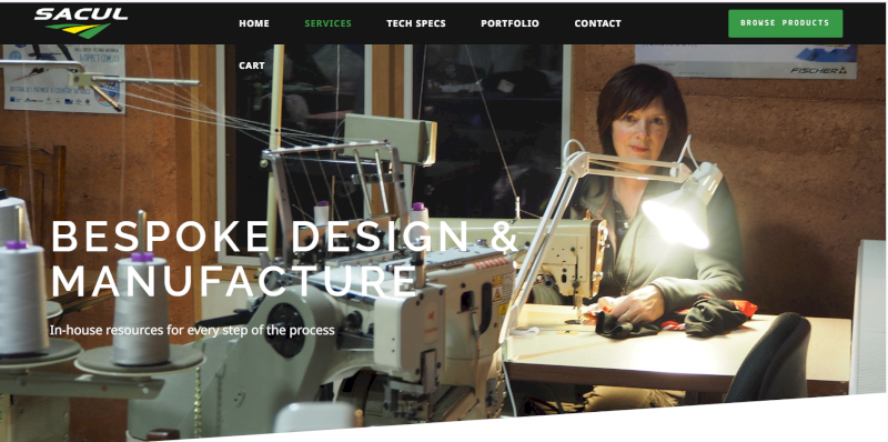 Sacul provides flexible in-house sport T-shirt manufacturing