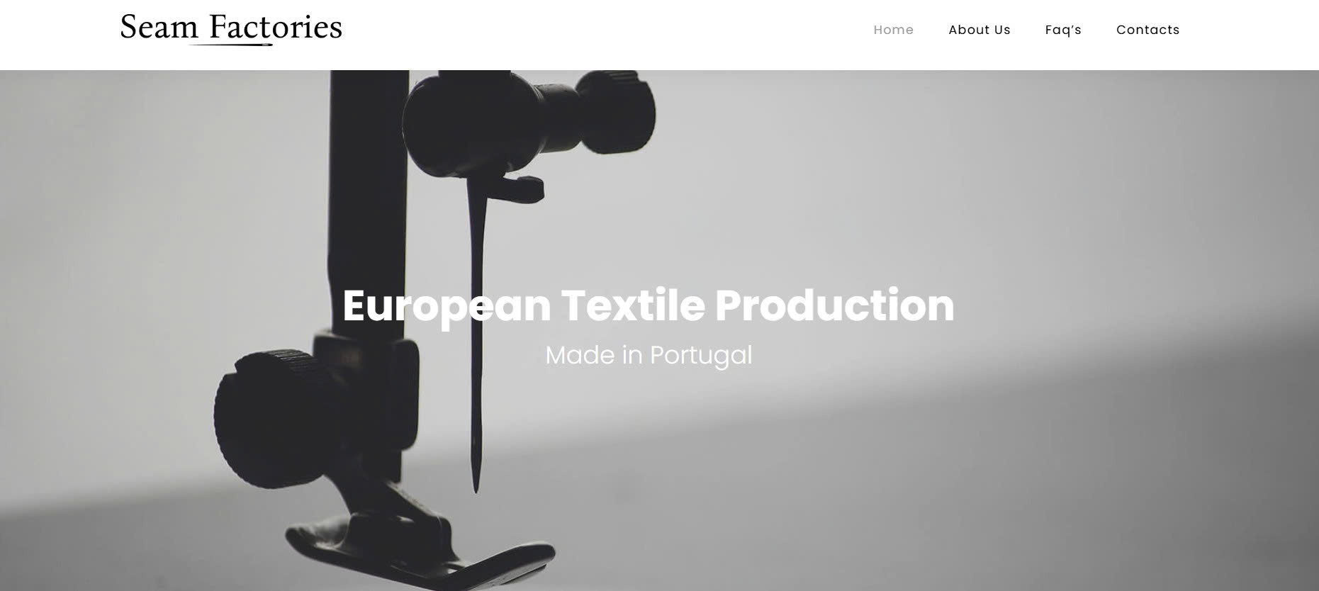 Seam Factories is a Portugal-based clothing manufacturer specializing in the development and production of garments for men, women, and children