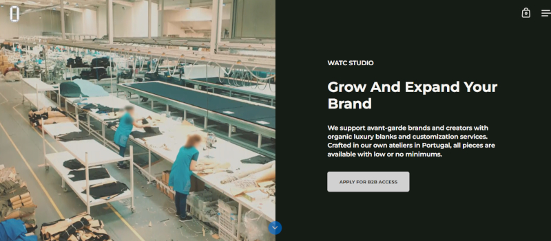 WATC Studio is a Portugal brand making organic luxury blanks