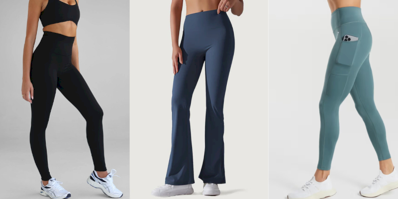 Yoga leggings vary by style and build for practice and body types
