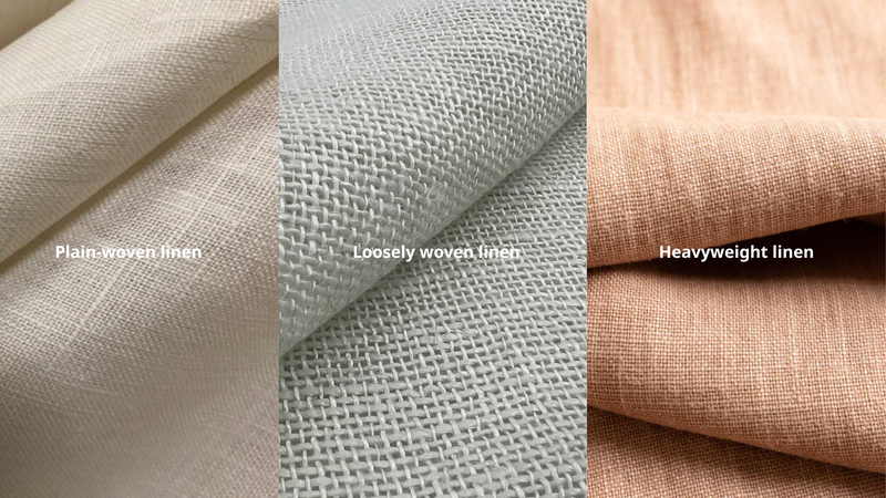 Linen fabric varies in weave, weight, and finishing, creating different textures and performances suitable for various fashion applications