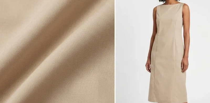 Poplin is a durable, plain-weave fabric with a subtle cross-ribbed texture