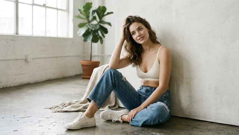 Bralettes feature soft, wire-free construction, light support, minimal padding, and a relaxed fit