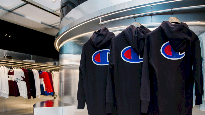 What are champions clothing made of