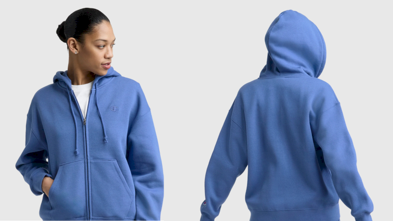 Fleece is one of the defining features of Champion hoodies
