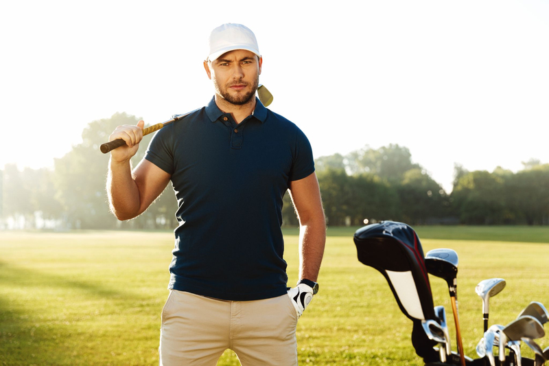 Golf polos are performance-focused shirts made with breathable, stretch, quick-dry fabrics to ensure comfort and unrestricted movement during outdoor play