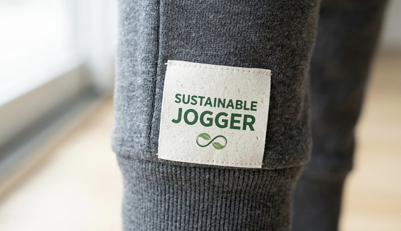 Sustainable joggers are made from eco-friendly materials such as organic cotton, recycled polyester, and TENCEL™ Lyocell to meet growing demand for responsible fashion