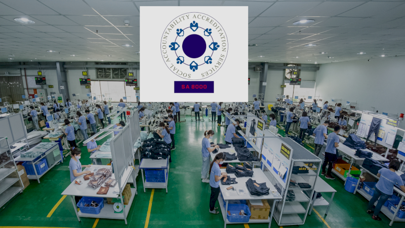 SA certificate for garment factory requirements