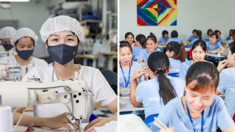 Thygesen Textile Vietnam is SA8000 certified clothing manufacturer ensuring ethical production standards