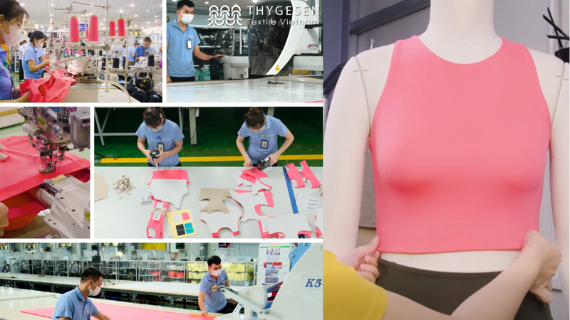 Thygesen Textile Vietnam  is an activewear manufacturer specializing in high-quality sports bra production for activewear brands worldwide