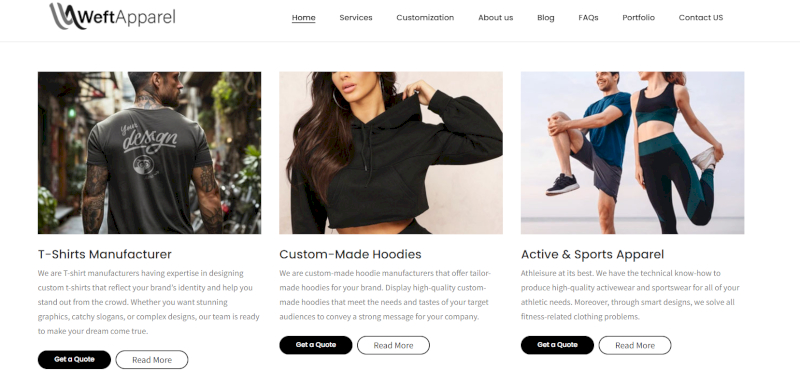 Weft Apparel focuses on ethical production collaboration and high quality craftsmanship with R and D support