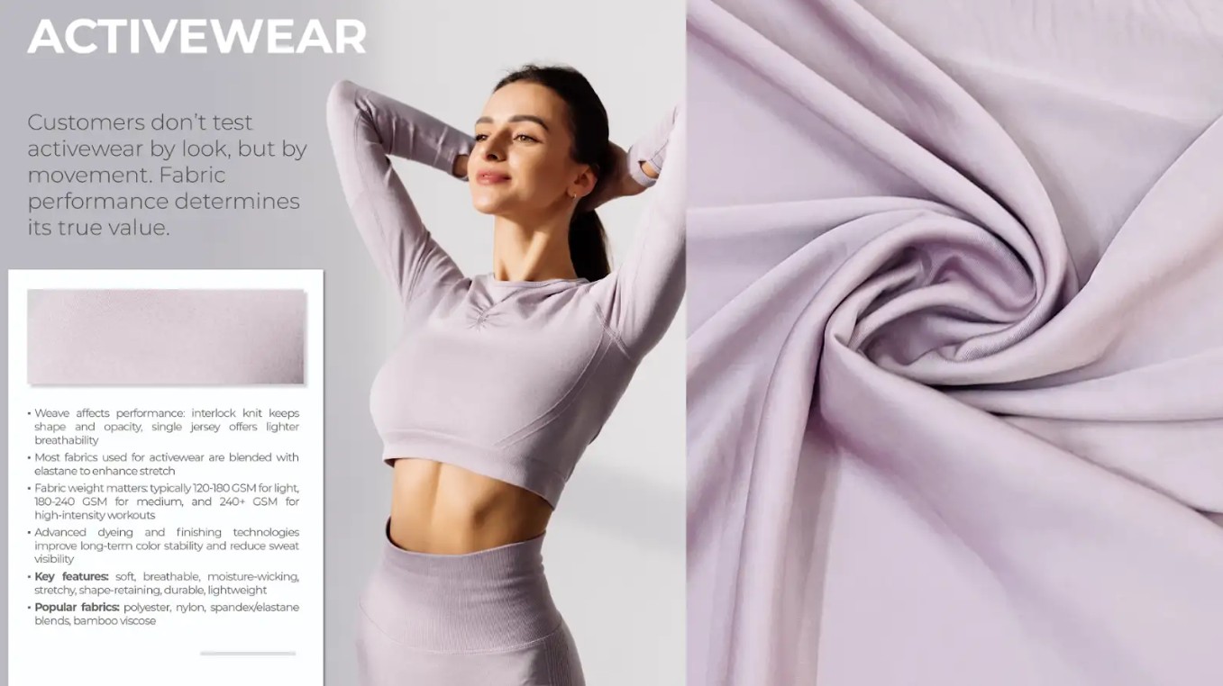 When it comes to activewear, customers don’t evaluate a product based on how it looks on a hanger, they judge it by how it performs in motion