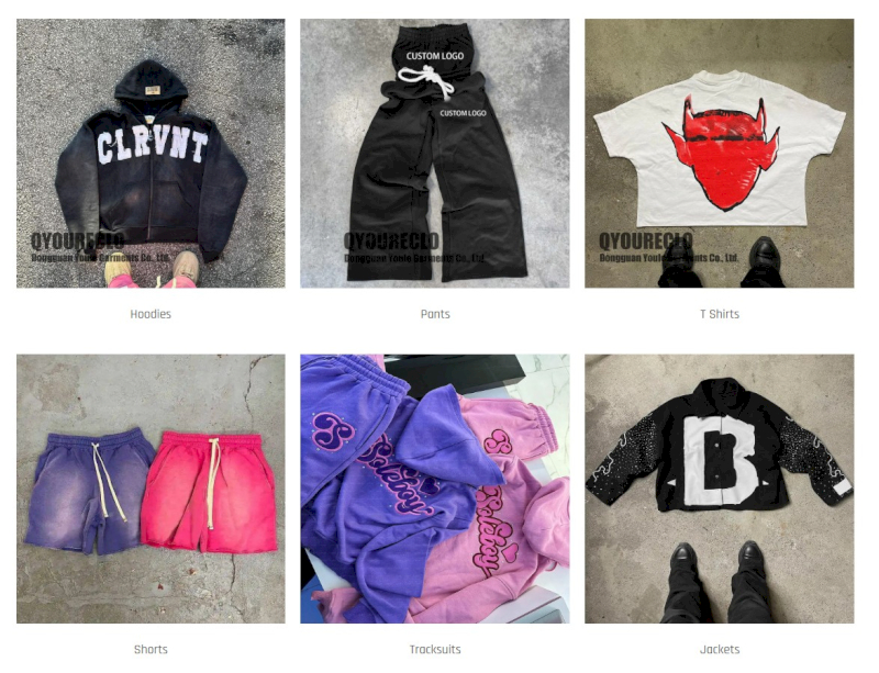 QYOURECLO is a streetwear clothing manufacturer known for extensive embroidery, 3D puff print, and DTG techniques
