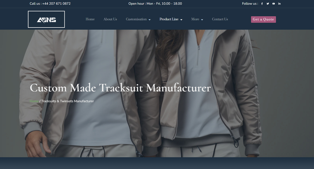 ASNS Apparel provides fabric and customization options for brands balancing product variety and manufacturing costs.