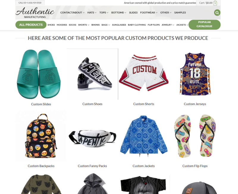 Founded in 2013 and based in California, Authentic Manufacturing specializes in custom athletic teamwear, focusing on basketball, running, MMA, and performance shorts for men and women
