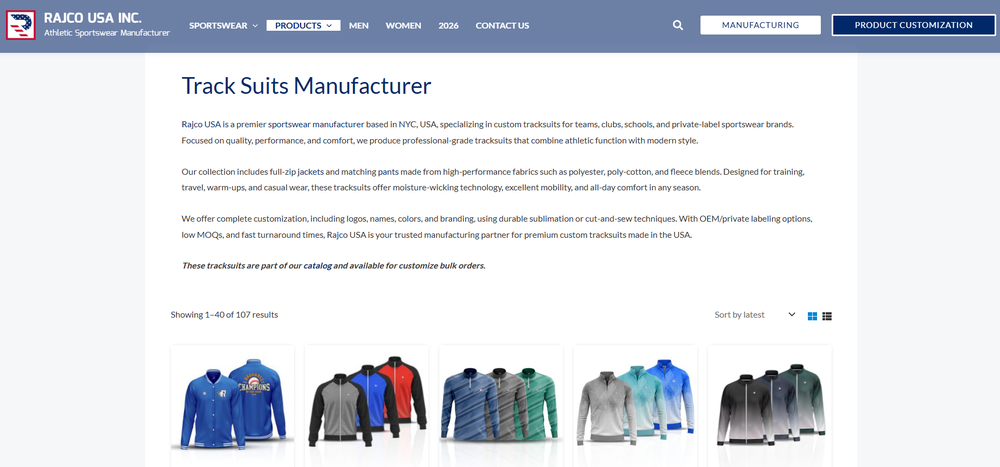 Rajco USA offers custom apparel options for startups exploring lower MOQs and sustainable materials