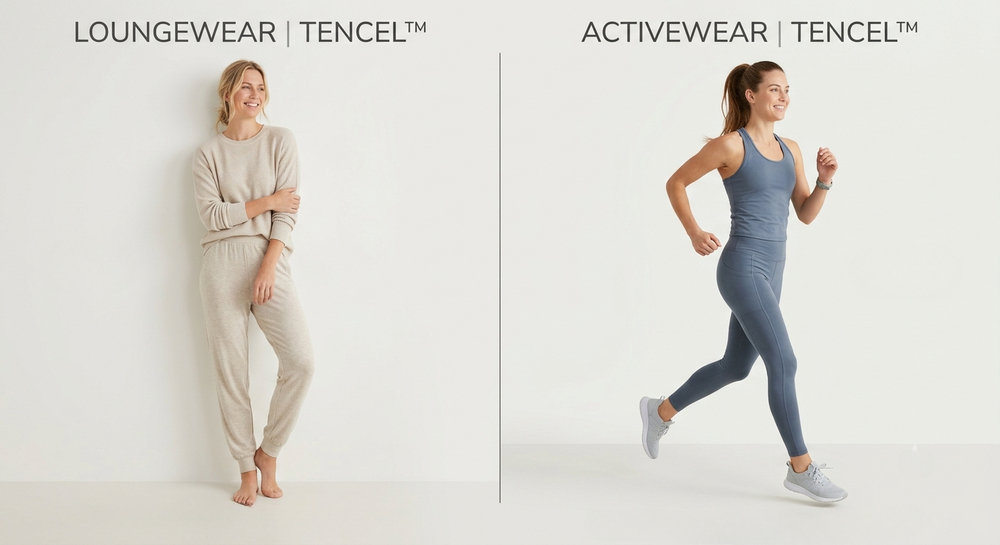 Tencel fabric is hypoallergenic, highly breathable, and gentle on sensitive skin